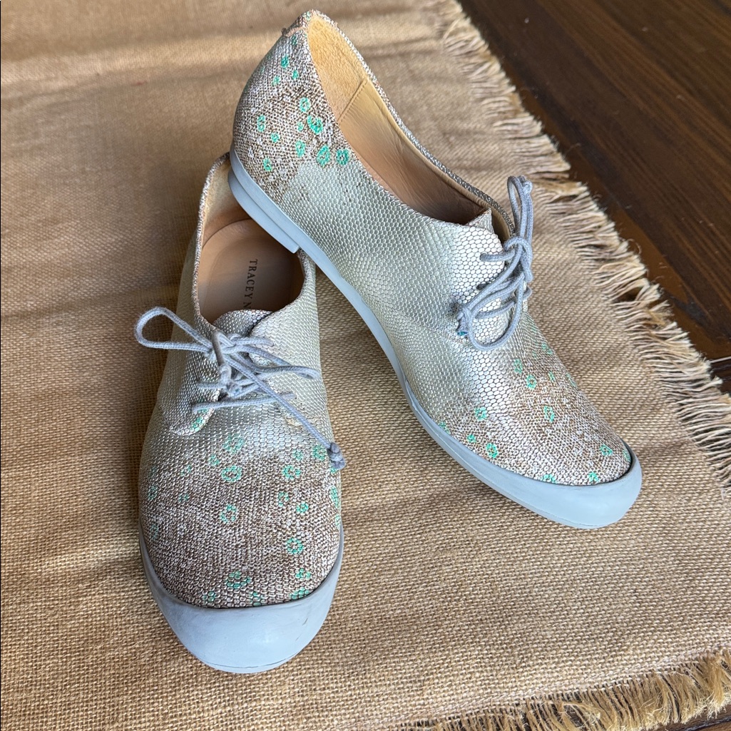 Tracey Neuls Reptile Print Geek Sneaker